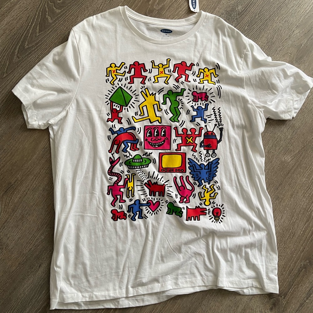 Keith Haring T-Shirt Old Navy NWT 2XL